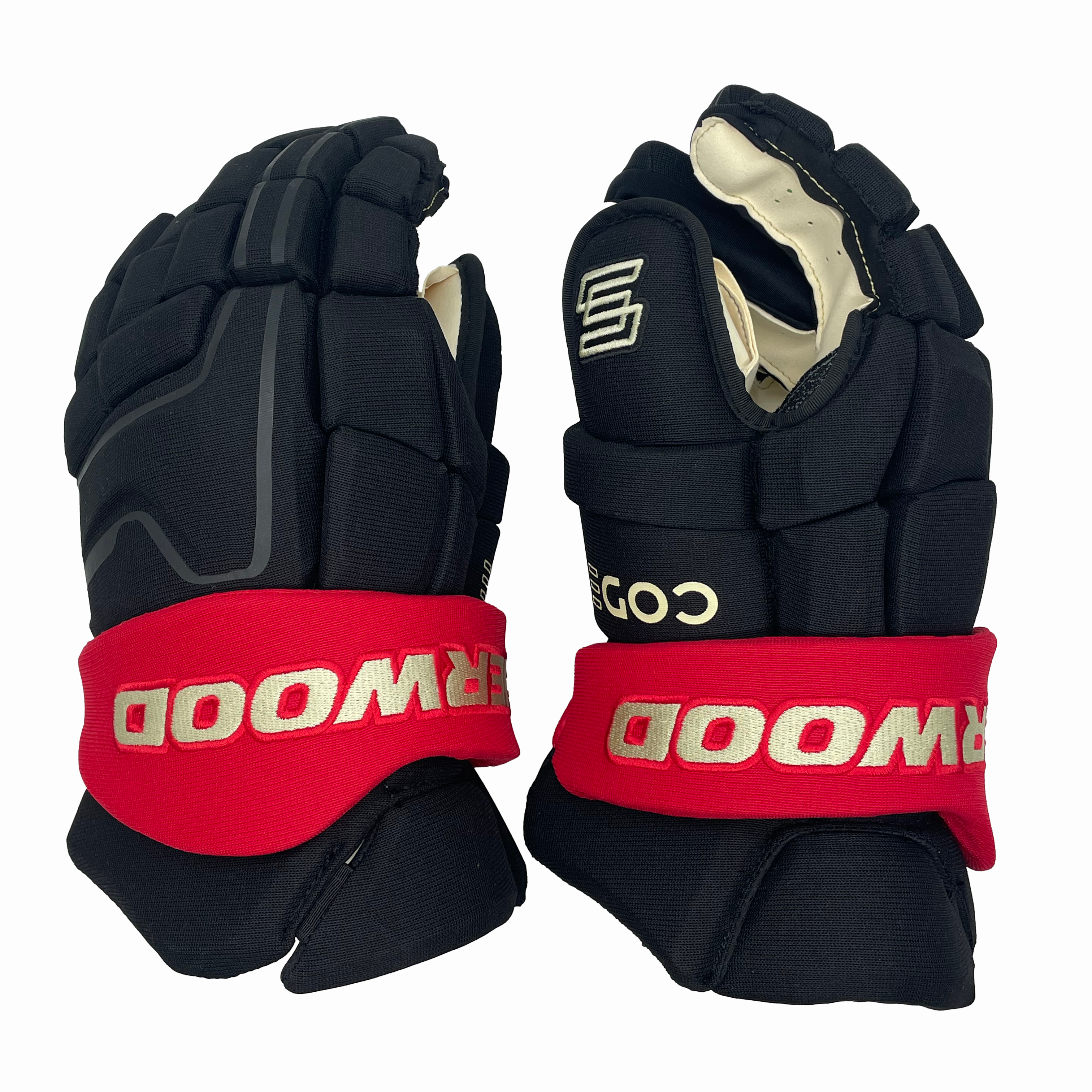 Sherwood Code Encrypt Pro - Tournoi des 4 nations de l'équipe canadienne - Junior (noir/rouge/beige)